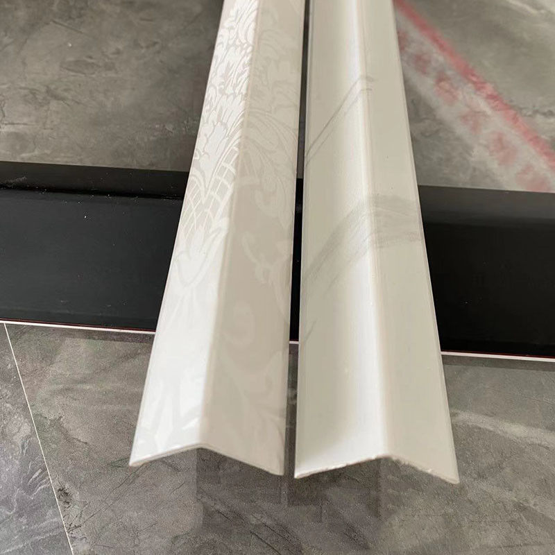 Vật liệu trang trí tường Hình chữ nhật Tấm ốp chân tường SPC chống cháy Lắp đặt keo