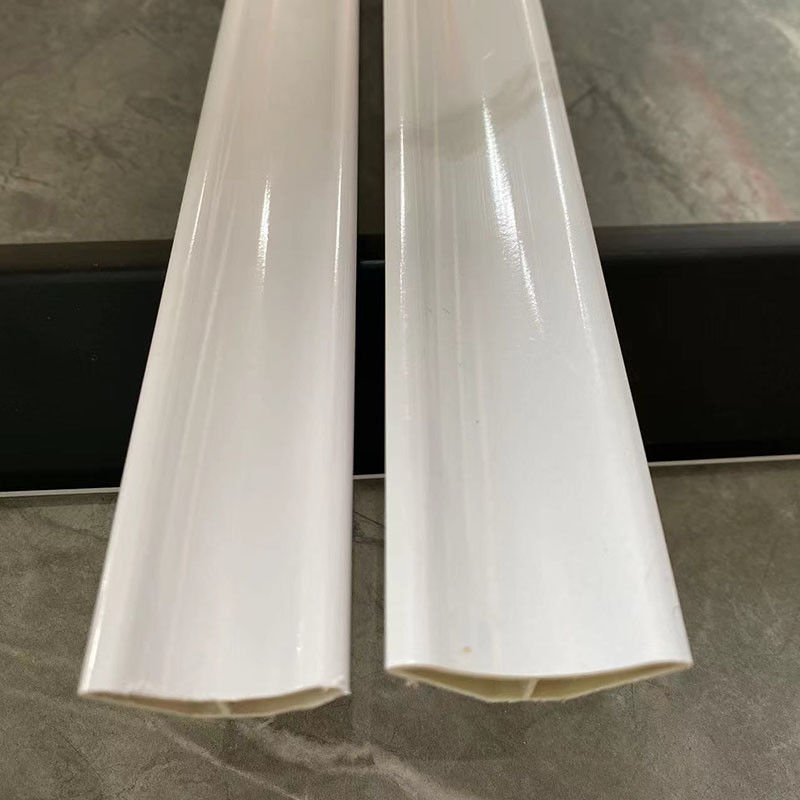Villa trang trí Lines Laminate Flooring PVC Skirting Board 500g/M