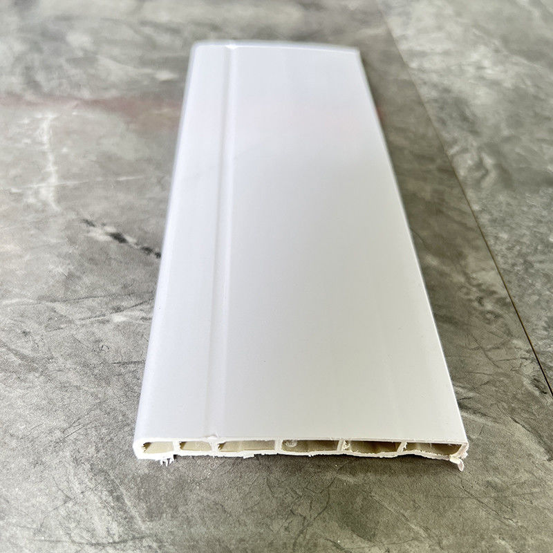 Không thấm nước 150mm Pvc Skirting Board trang trí cho nội thất tinh vi