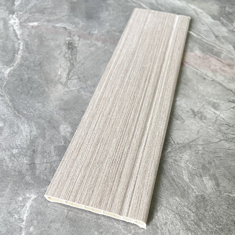 Không thấm nước 150mm Pvc Skirting Board trang trí cho nội thất tinh vi