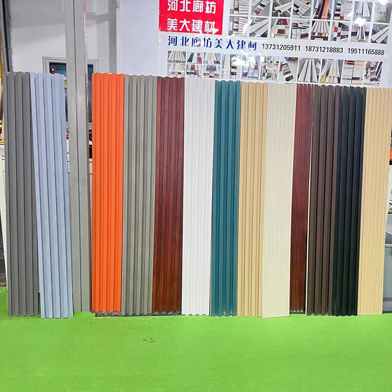 Brown WPC Wall Cladding Board kích thước tùy chỉnh với cát dễ dàng cài đặt và bảo trì
