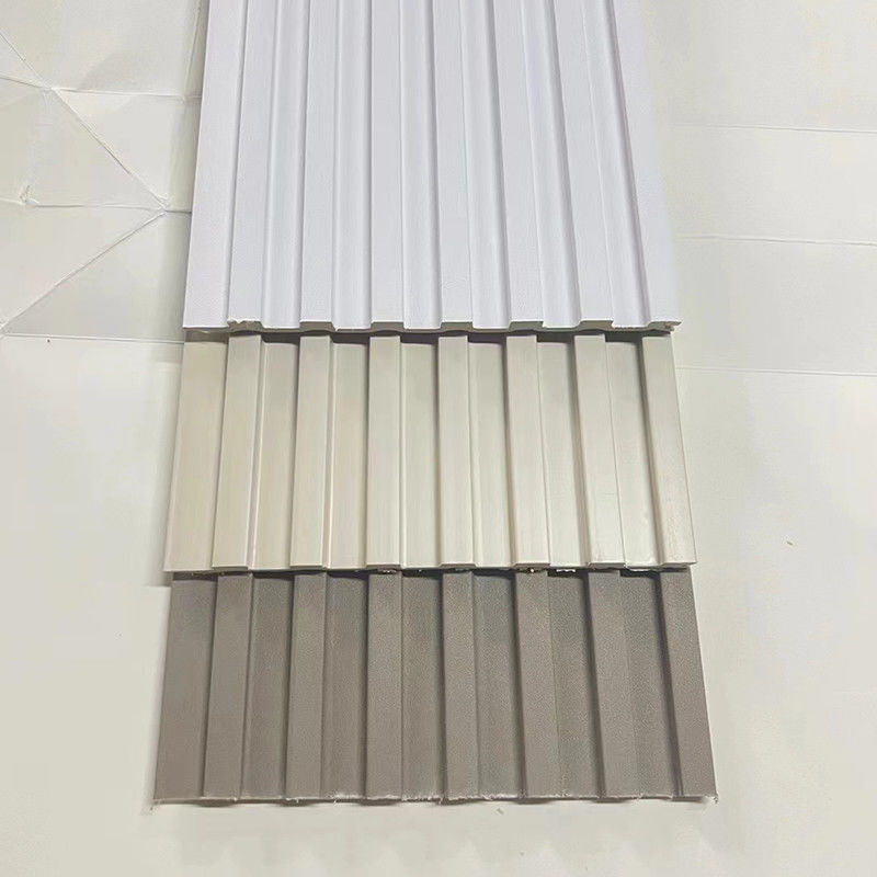 WPC Fiber Grating White Grey Brown Home Decorative Board với cài đặt dễ dàng / bảo trì thấp